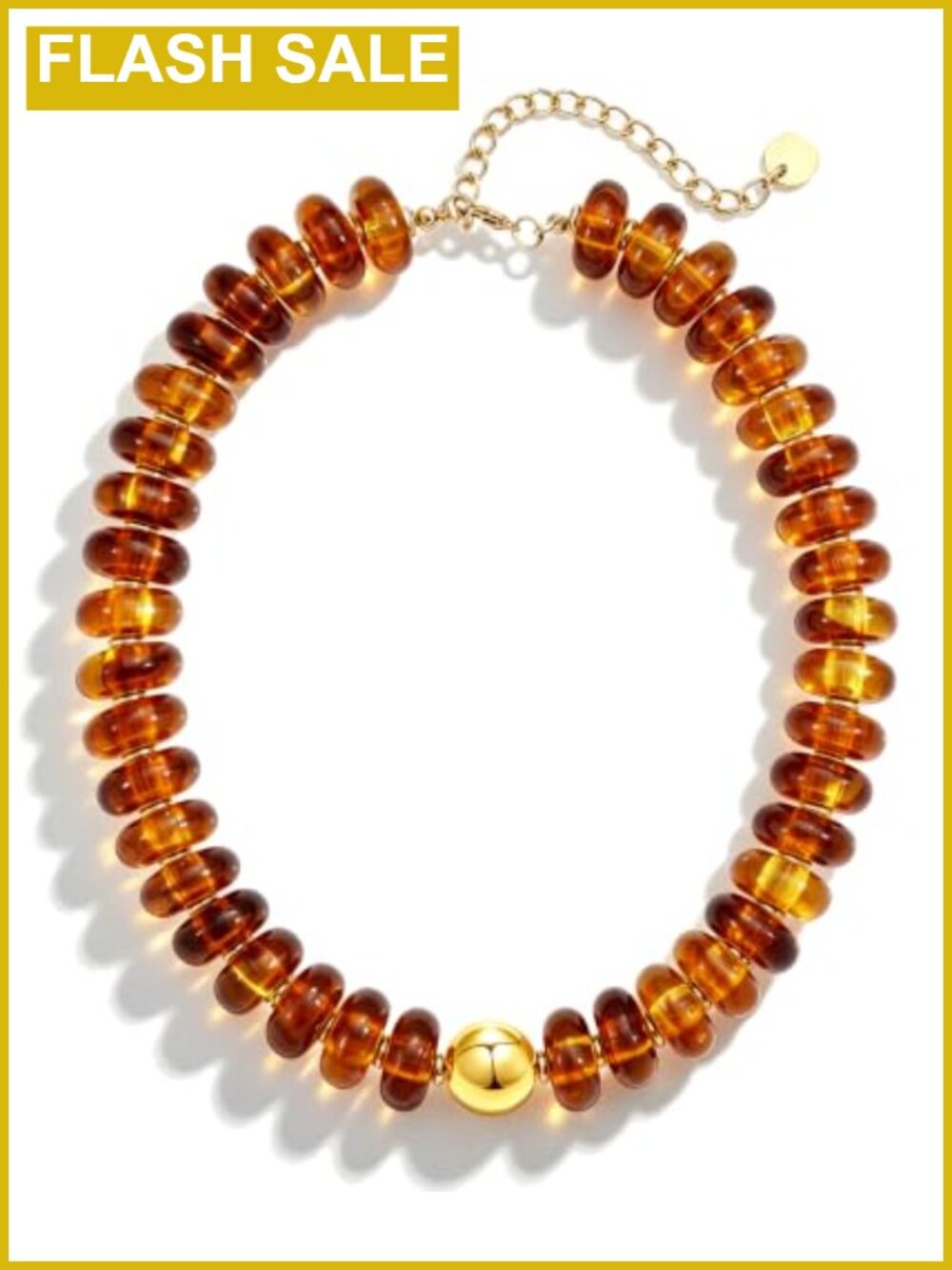 Chunky Acrylic Beaded Necklace Big Statement Pendant Necklace for Women